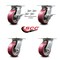 Service Caster 5 Inch Poly on Aluminum Caster Set with Roller Bearing 4 Swivel Lock and 2 Brake SCC-35S520-PAR-SLB-BSL-2-BSL-2 - alternate 6